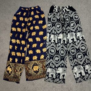 The Elephant Pants- wide leg set of 2, size small